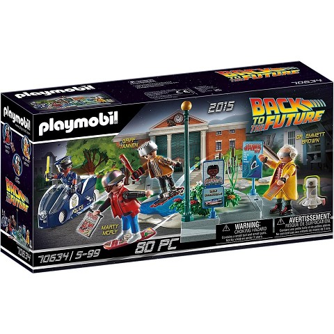 Playmobil Back to The Future 70634 - Parte II Inseguimento sull’hoverboard,