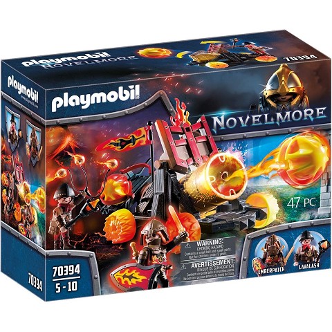 Playmobil Novelmore 70394 - Cannone spara Lava di Burnham