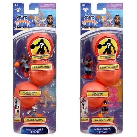 SPACE JAM A NEW LEGACY MINIFIGURAS 4-PACK 2 SURTIDOS 10X30.5CM