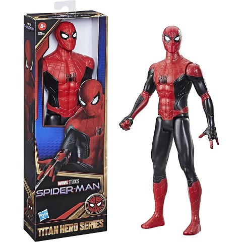 Hasbro Spider-Man - Spider-Man con Tuta Nera e Rossa