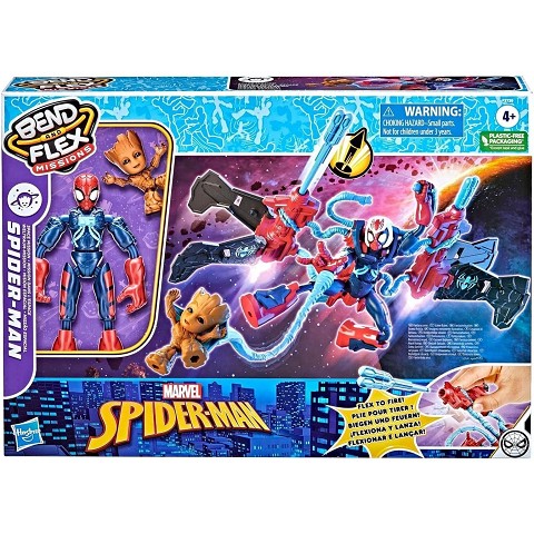 Hasbro Spider-Man Bend and Flex Pack MISION Spazio