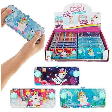 DREAM HORSE WATER PATIENCE GAME UNICORN 4 ASSORTED IN DISPLAY 7X15,5CM