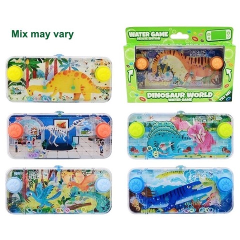 WATER GAME DELUXE DINO 6 ASSORTED 13X18CM JH24393