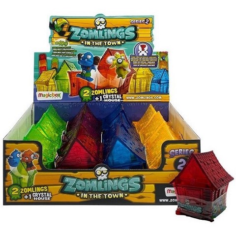 ZOMLINGS FIGURES 2 PCS IN CRYSTAL HOUSE 5X5X6CM ASSORTED IN DISPLAY (12) SERIES 2