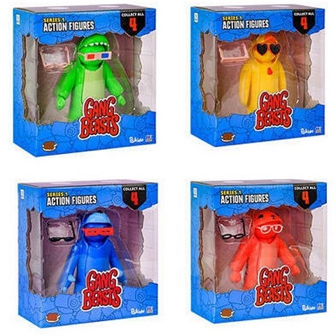 GANG BEASTS ACTION FIGURES 1-PACK 11,5CM 4 ASSORTED 15X16CM