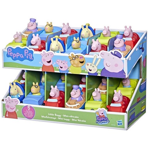 HASBRO PEPPA PIG LITTLE BUGGY 8X6CM ASSORTED IN DISPLAY (24)