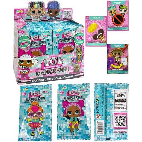 L.O.L. SURPRISE DANCE OFF! COLLECTING CARD GAME INCL. 3 CARDS 7X11.5CM IN DISPLAY (70) (LANGUAGE: IT