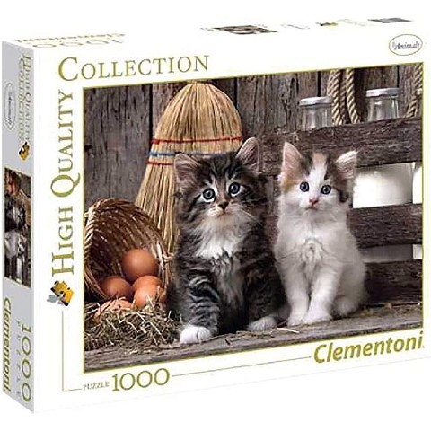 Clementoni - Puzzle 1000 pz - Gattini