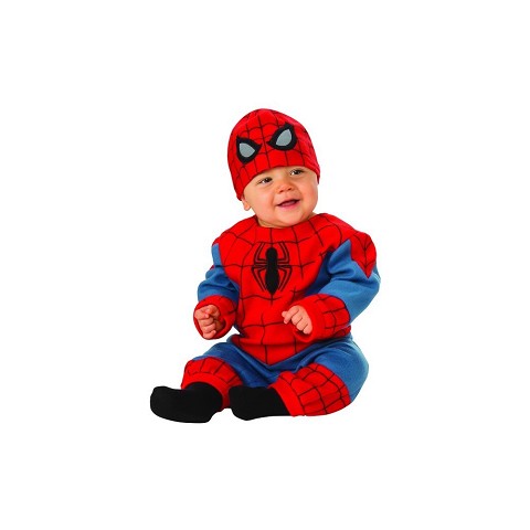 Costume Spider Man neonato 0-6 MESI