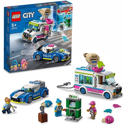 LEGO City Police Il Furgone dei Gelati e l’Inseguimento della Polizia