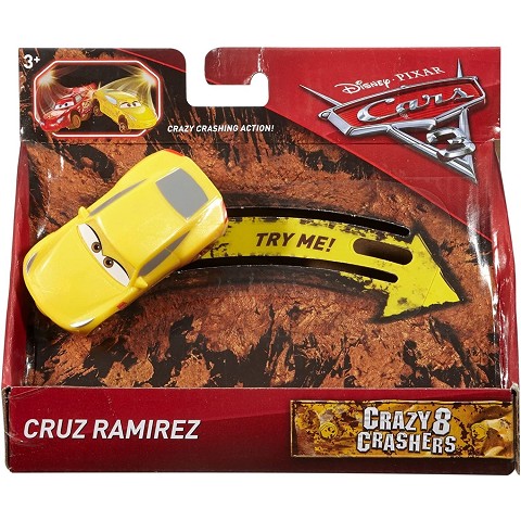 Cruz Ramirez Crazy 8 Crasher Car Mattel Disney Pixar