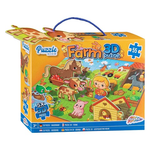 PUZZLE FARM 3D - 55 PEZZI