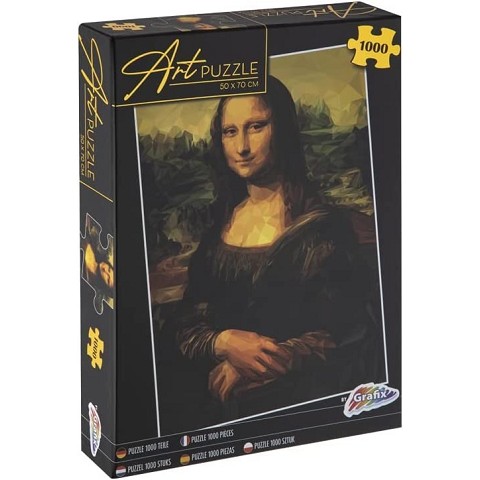 Grafix Leonardo da Vinci, puzzle da 1000 pezzi, motivo “Mona Lisa”