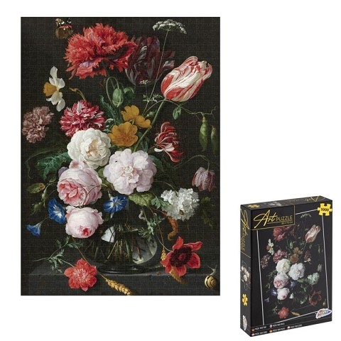 Grafix Jan Davidsz de Heem - Puzzle da 1000 pezzi, motivo: vita morta con vaso di fiori