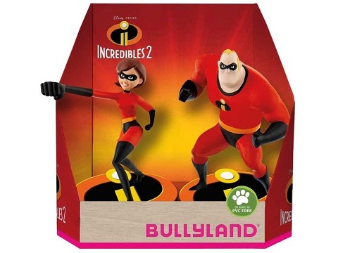 Bullyland 13288 - Set di statuette da gioco, Walt Disney Die Incredible ed Elastigirl